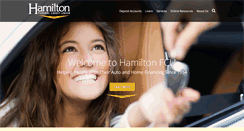 Desktop Screenshot of hamiltonfcu.com